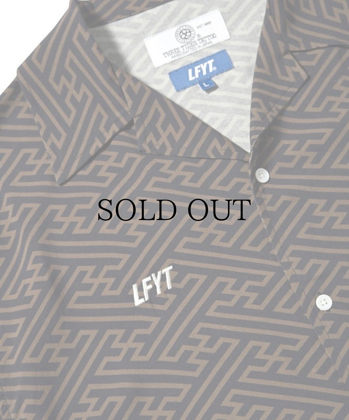 画像19: LFYT(ラファイエット) / LFYT×THREE TIDES SAYAGATA SHIRT (19)