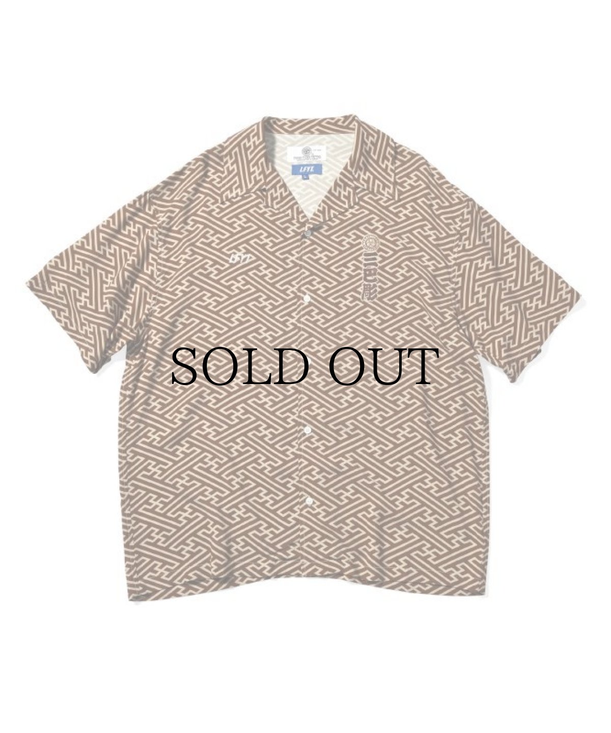 画像4: LFYT(ラファイエット) / LFYT×THREE TIDES SAYAGATA SHIRT (4)