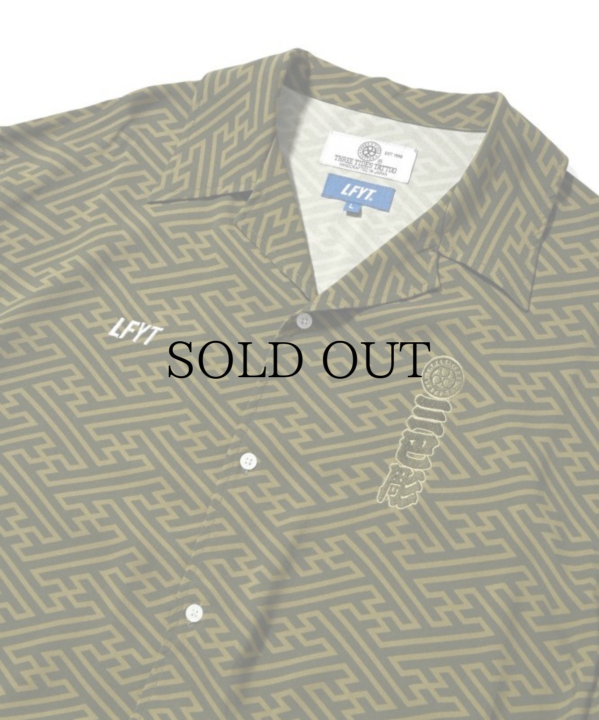 画像13: LFYT(ラファイエット) / LFYT×THREE TIDES SAYAGATA SHIRT (13)