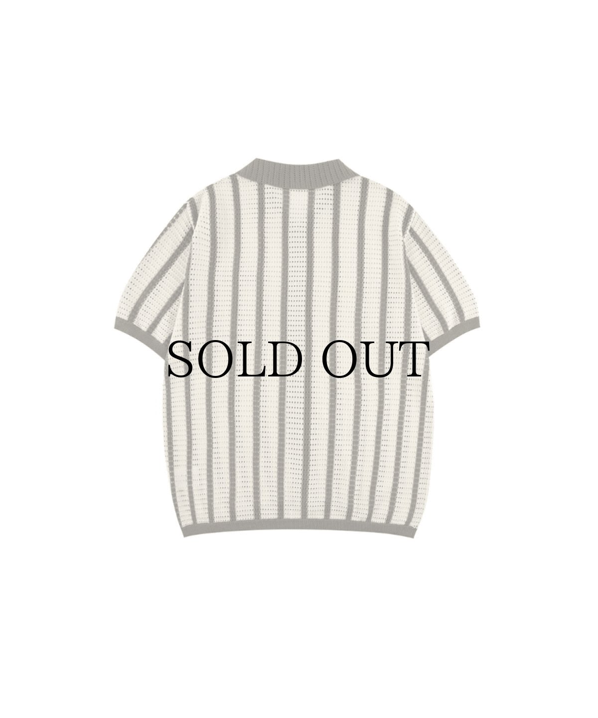画像2: SPLR / Mesh Knit Shirt (2)