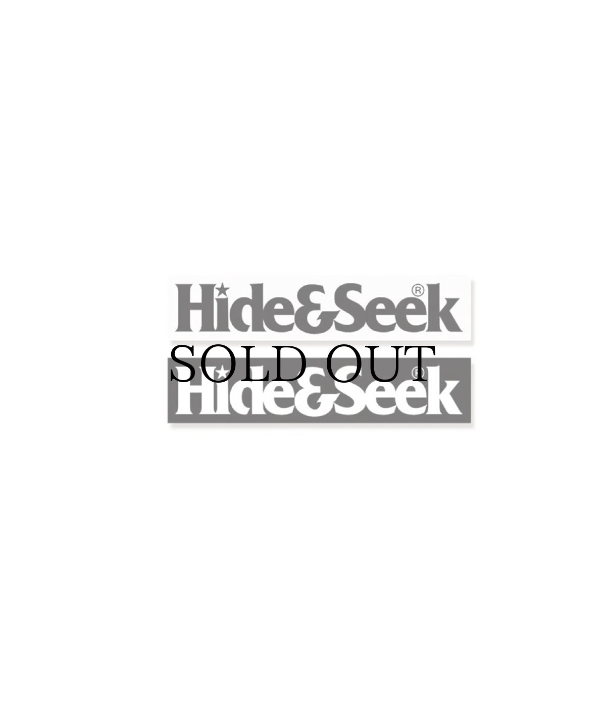 画像1: HIDEANDSEEK(ハイドアンドシーク) / Logo Sticker(24aw) L (1)