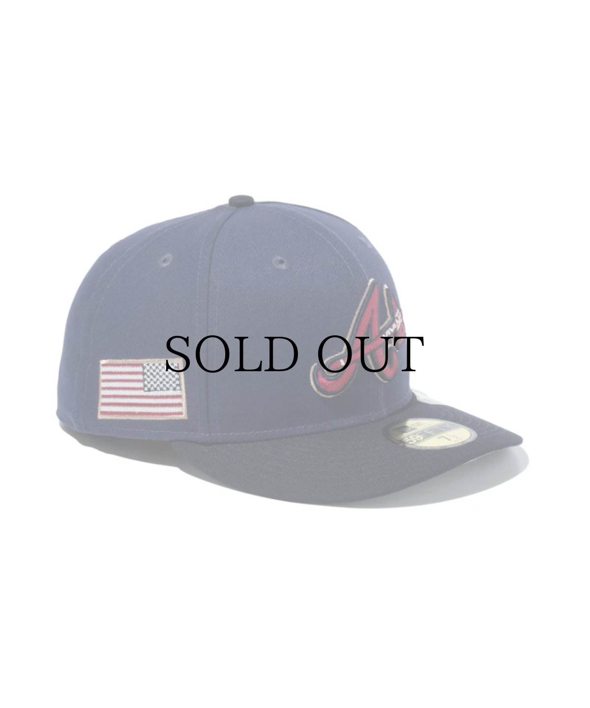 画像1: NEW ERA /Atlanta Braves - 59FIFTY PC S&S DROY NVY (1)