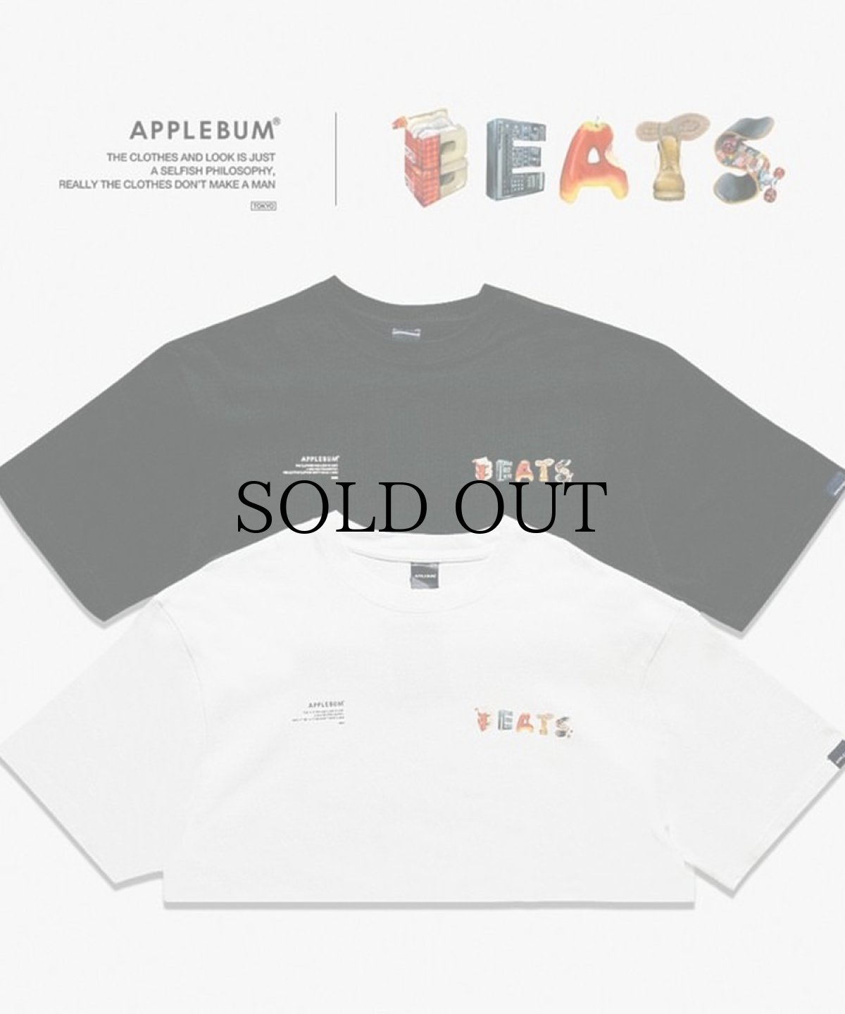 画像1: APPLEBUM(アップルバム) / "BEATS" T-SHIRT 12OZ (1)