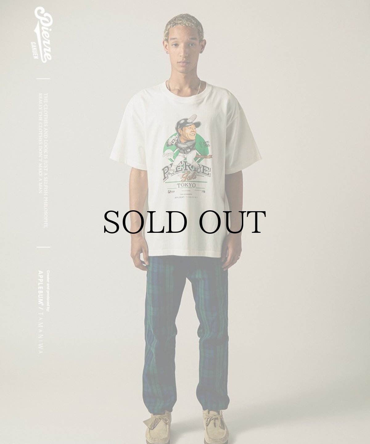 画像3: APPLEBUM(アップルバム) / "ピエール瀧" MEMORIAL T-SHIRT 6.2OZ (3)