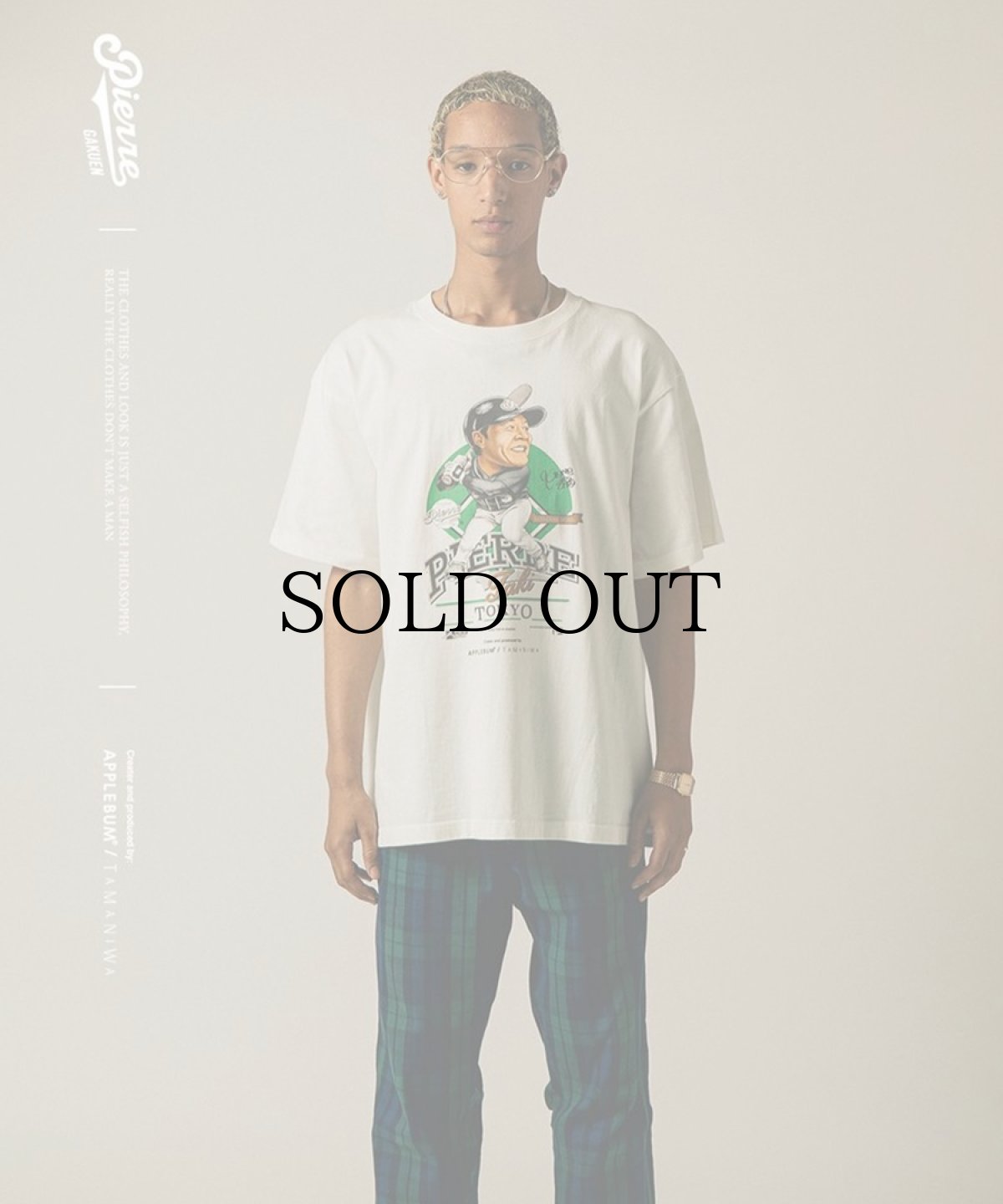 画像2: APPLEBUM(アップルバム) / "ピエール瀧" MEMORIAL T-SHIRT 6.2OZ (2)