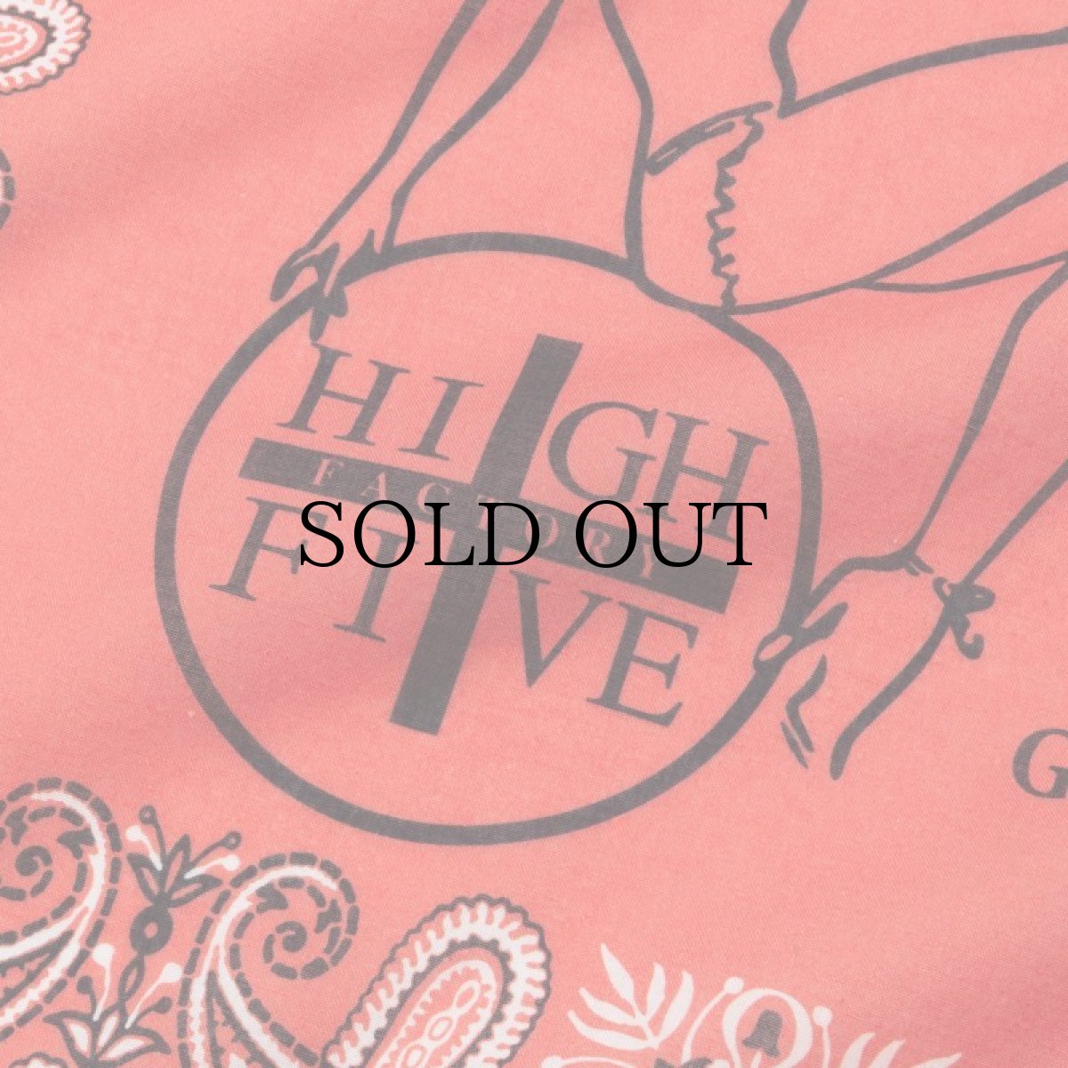 画像4: CALEE(キャリー) / × HIGH FIVE FACTORY CAL RETRO GIRL BANDANNA (4)