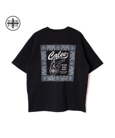 画像3: CALEE(キャリー) / × HIGH FIVE FACTORY CAL RETRO GIRL BANDANNA TEE (3)