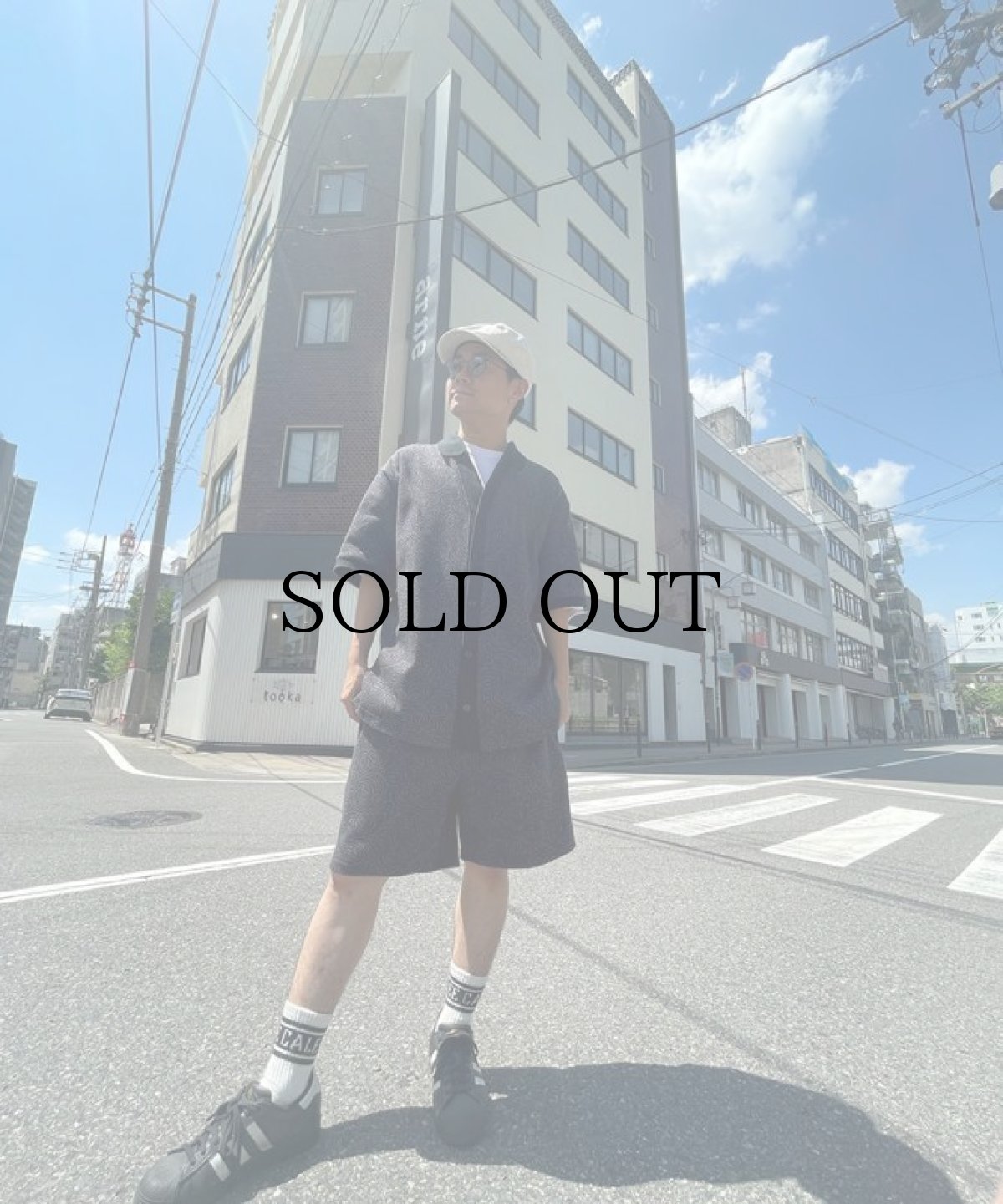 画像9: CALEE(キャリー) / SPIRAL PATTERN JACQUARD SH (9)