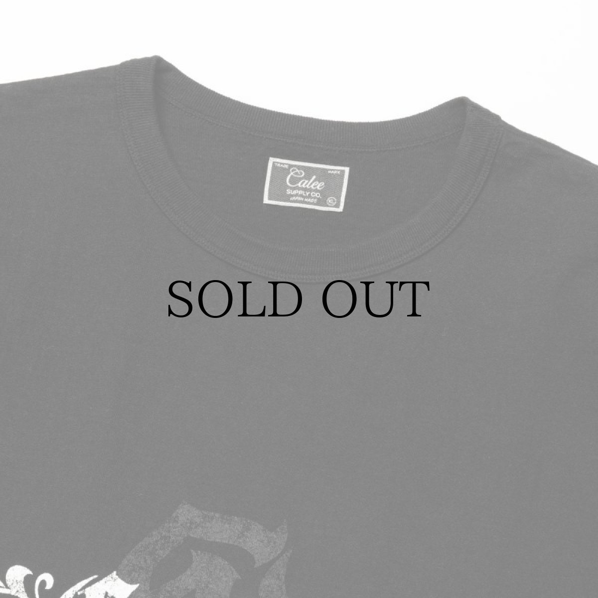 画像5: CALEE(キャリー) / BINDER NECK CALEE LOGO VINTAGE TEE ＜NATURALLY PAINT DESIGN＞ (5)