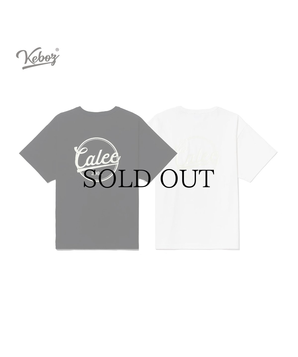 画像1: CALEE(キャリー) /CALEE × KEBOZ BB LOGO S/S TEE (1)