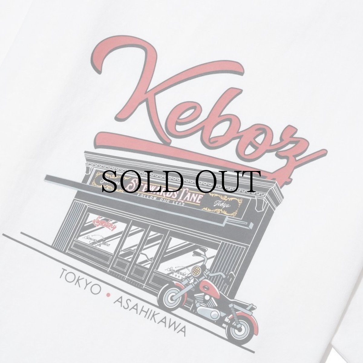 画像8: CALEE(キャリー) /CALEE × KEBOZ STORE LOGO S/S TEE (8)