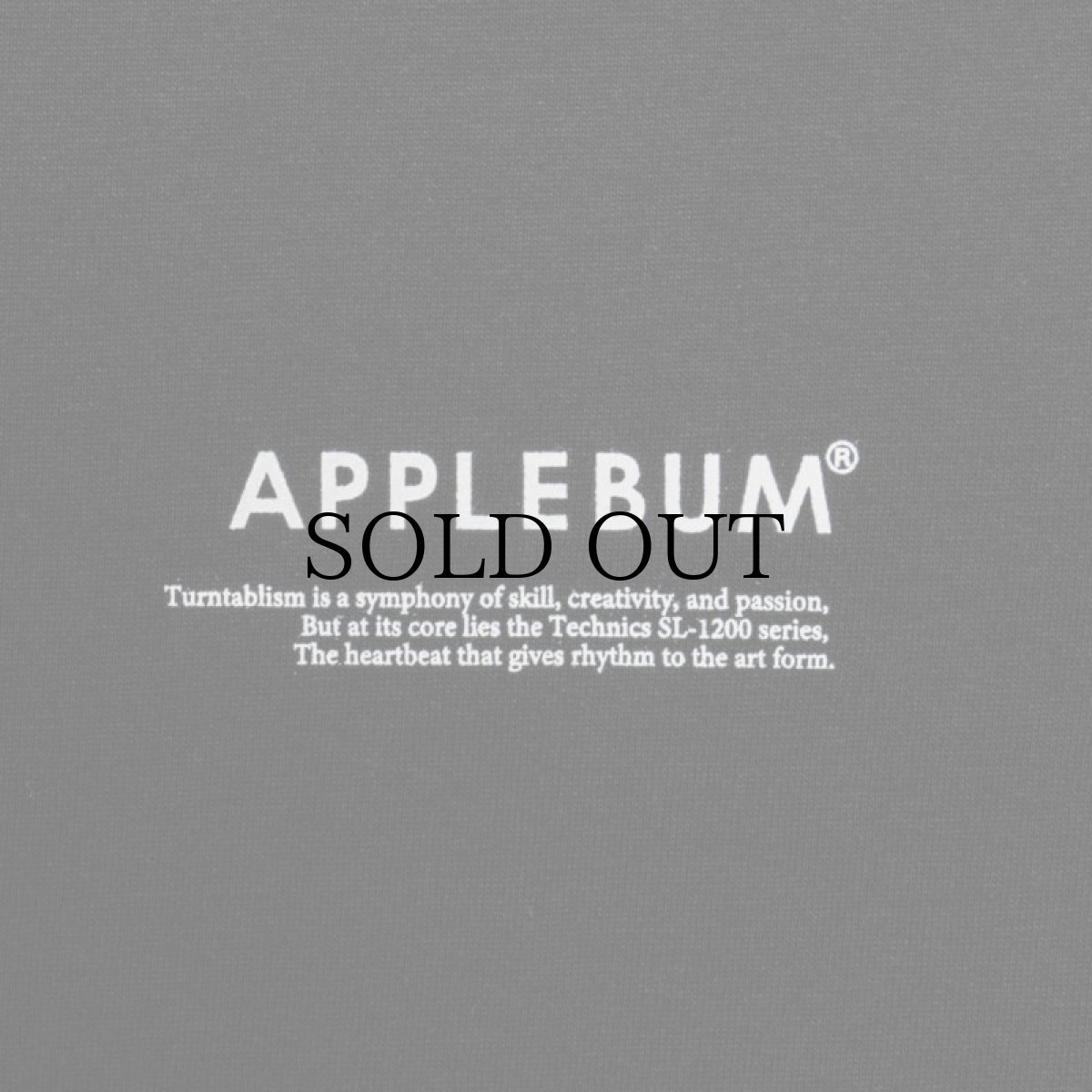 画像5: APPLEBUM(アップルバム) / "SL-1200MK2" T-shirt 6.2oz (5)