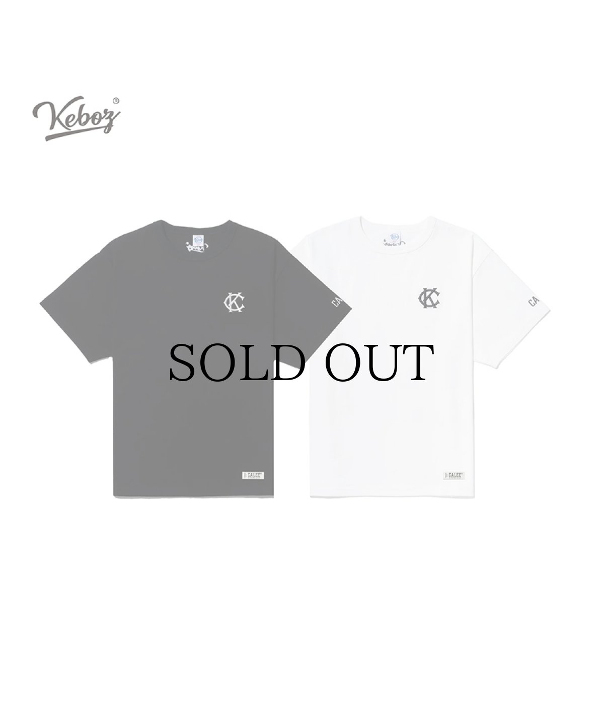 画像1: CALEE(キャリー) /CALEE × KEBOZ CLASSIC LOGO S/S TEE  (1)