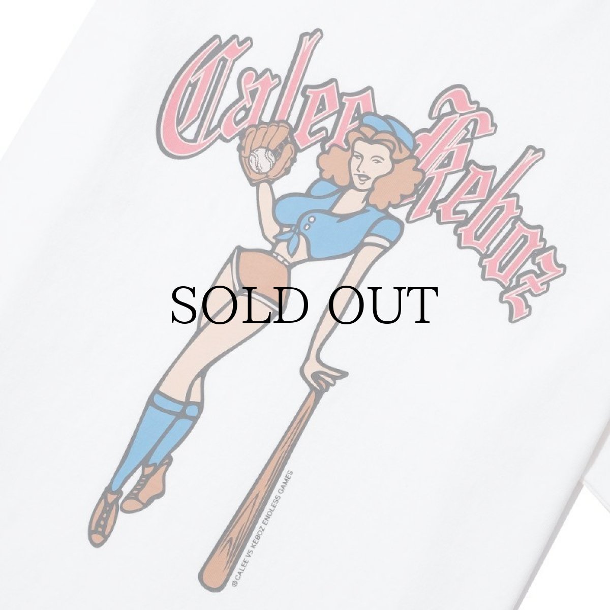 画像5: CALEE(キャリー) /CALEE × KEBOZ PINUP GIRL S/S TEE  (5)