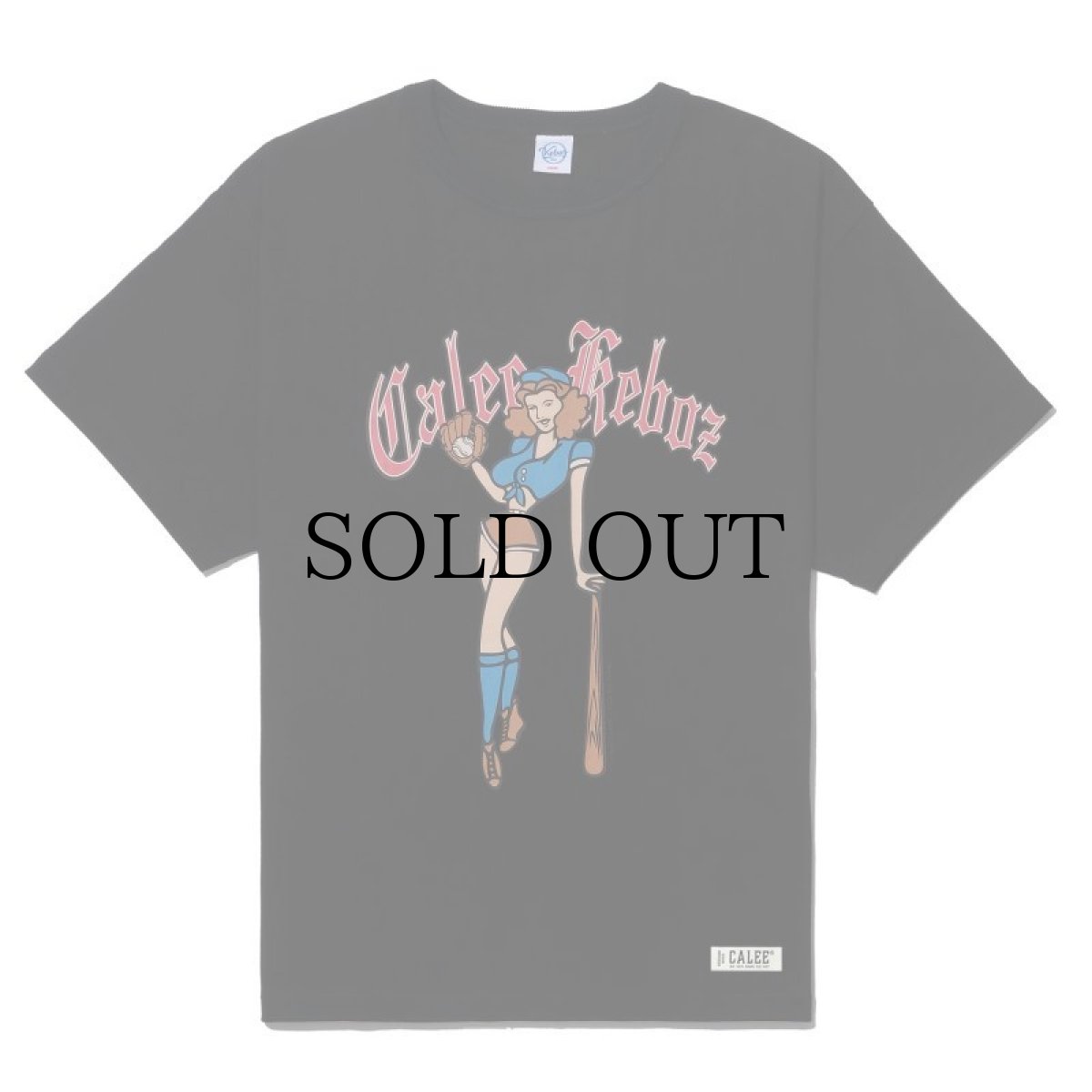 画像2: CALEE(キャリー) /CALEE × KEBOZ PINUP GIRL S/S TEE  (2)