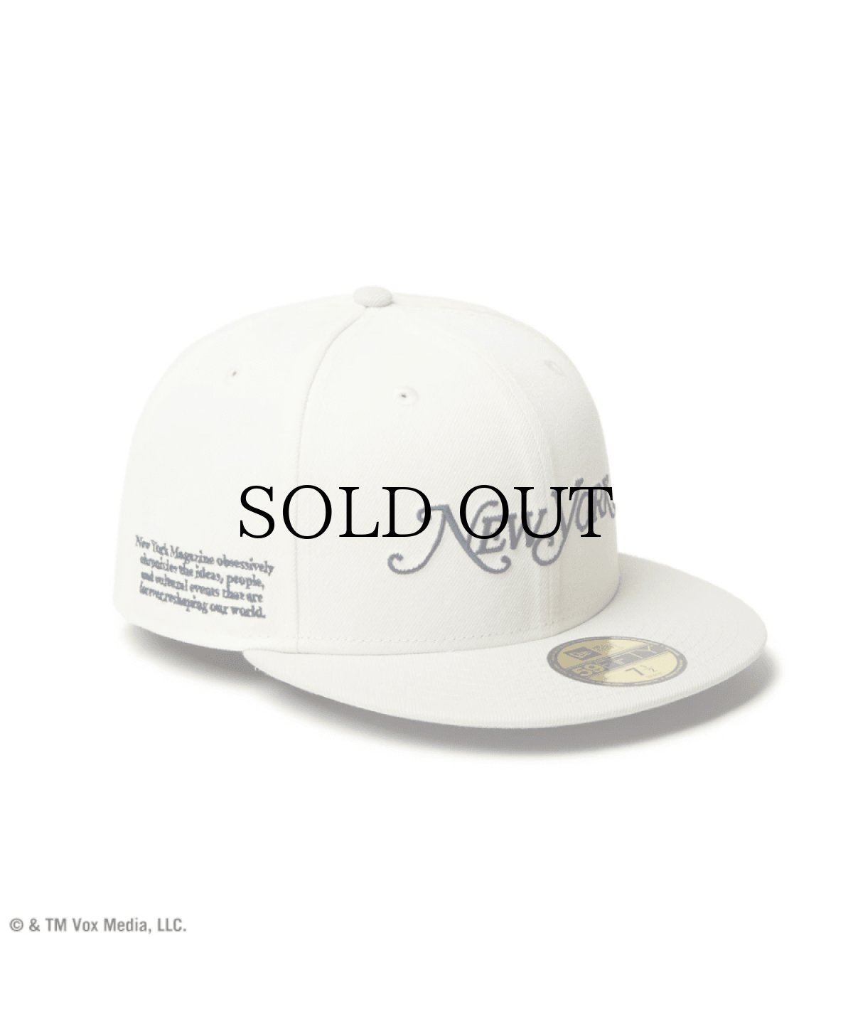 画像1: NEW ERA / 59FIFTY New York Magazine クローム × ミッドナイトネイビー ストーンバイザー (1)