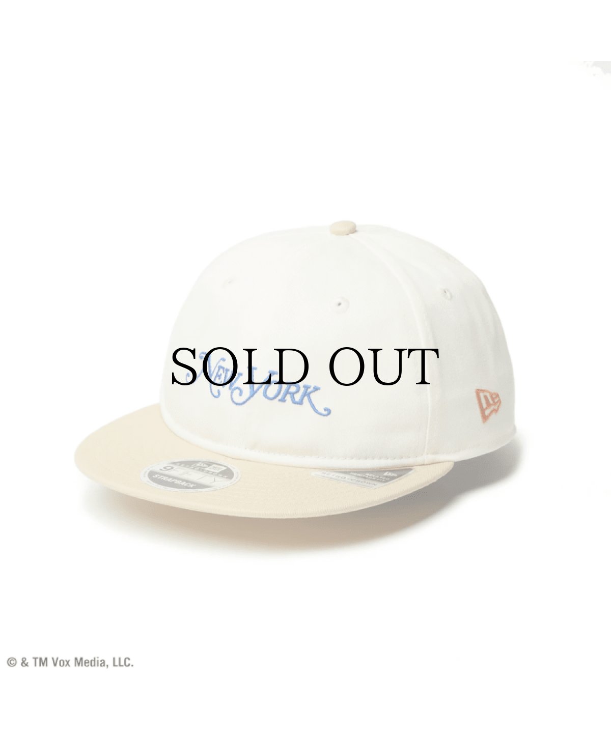 画像1: NEW ERA / RC 9FIFTY New York Magazine クローム ベガスゴールドバイザー (1)