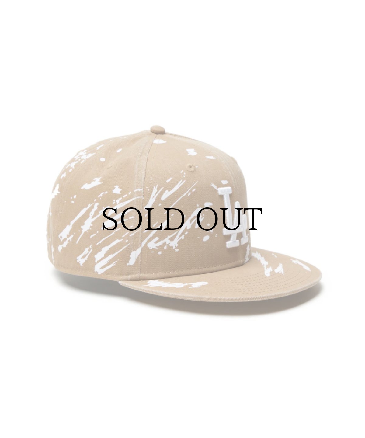 画像1: NEW ERA / 9FIFTY Dripping ロサンゼルス・ドジャース カーキ (1)