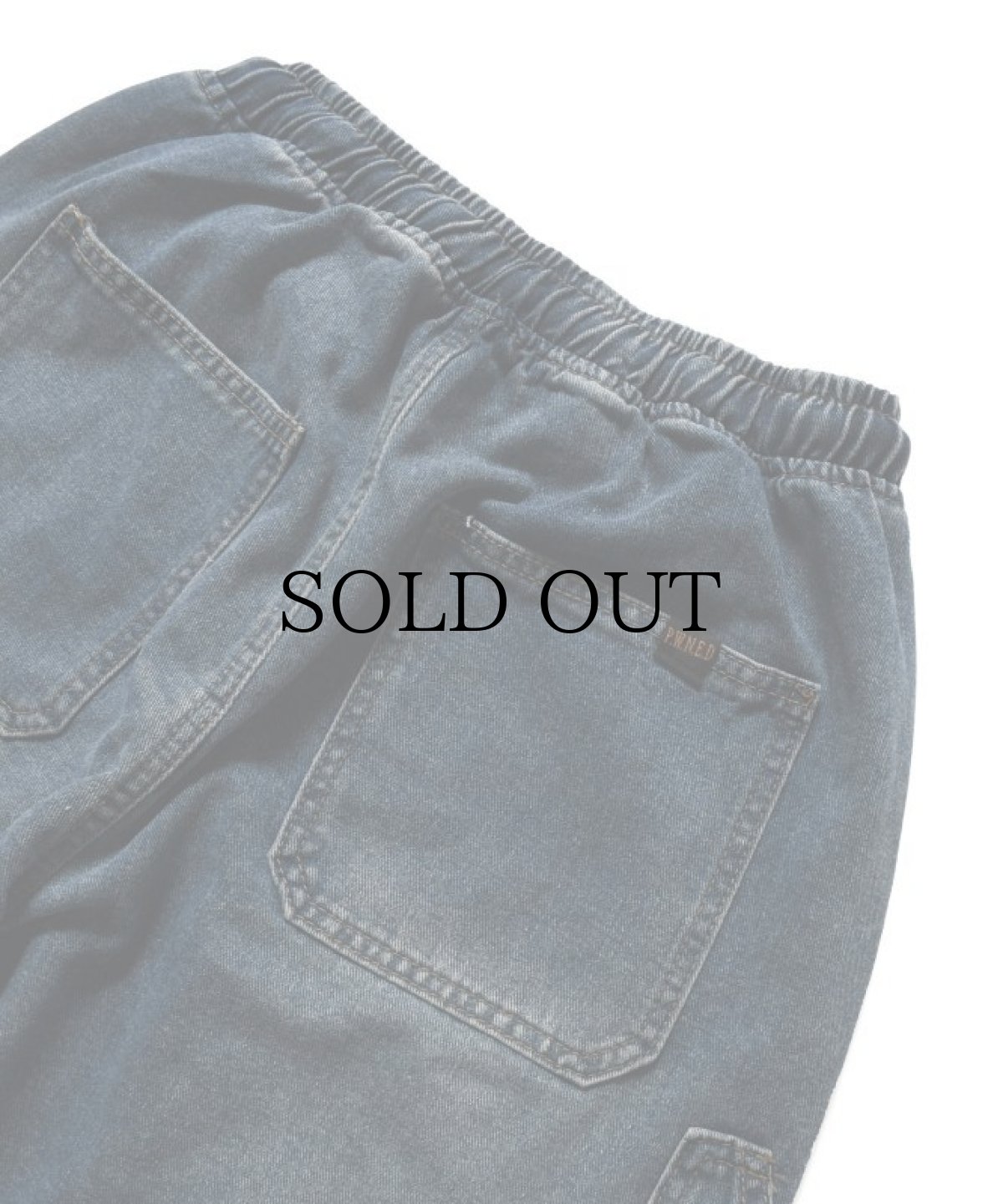 画像8: PWNED(パウンド) / DENIM PAINTER EAZY HALF PANTS (8)