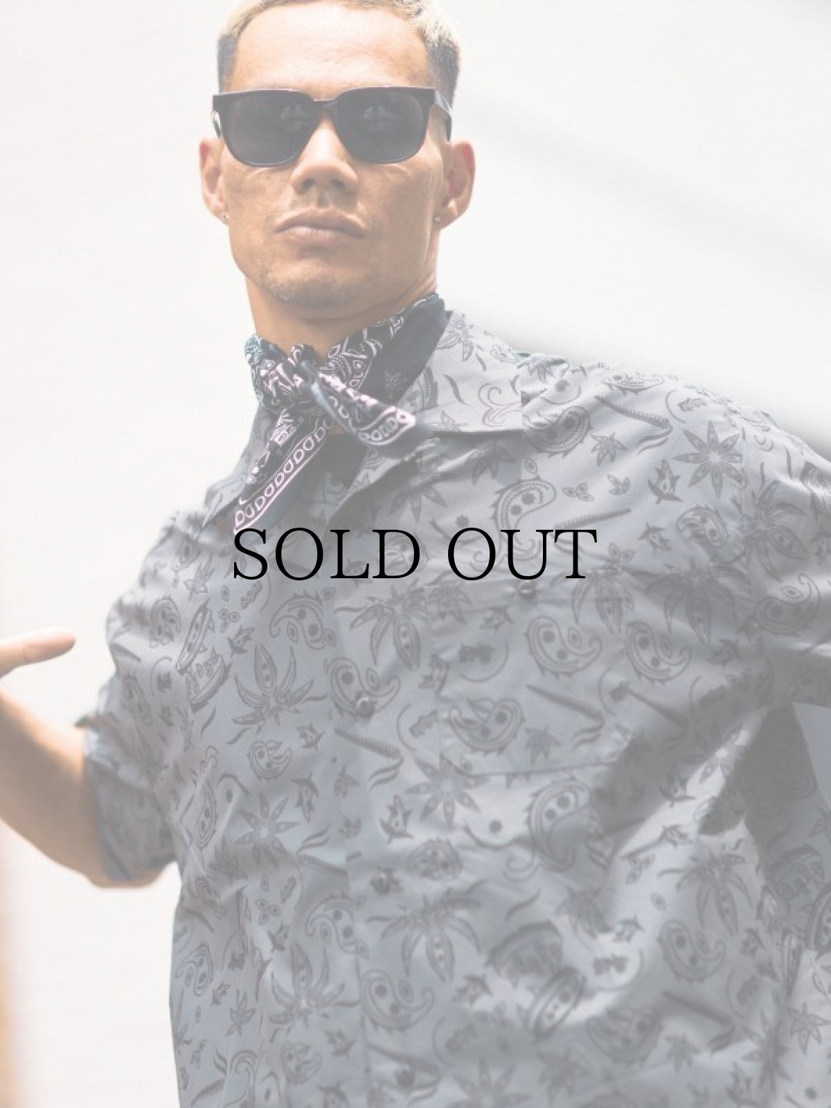 画像13: HAIGHT / [YARZ] PAISLEY OPEN COLLAR SHIRT (13)