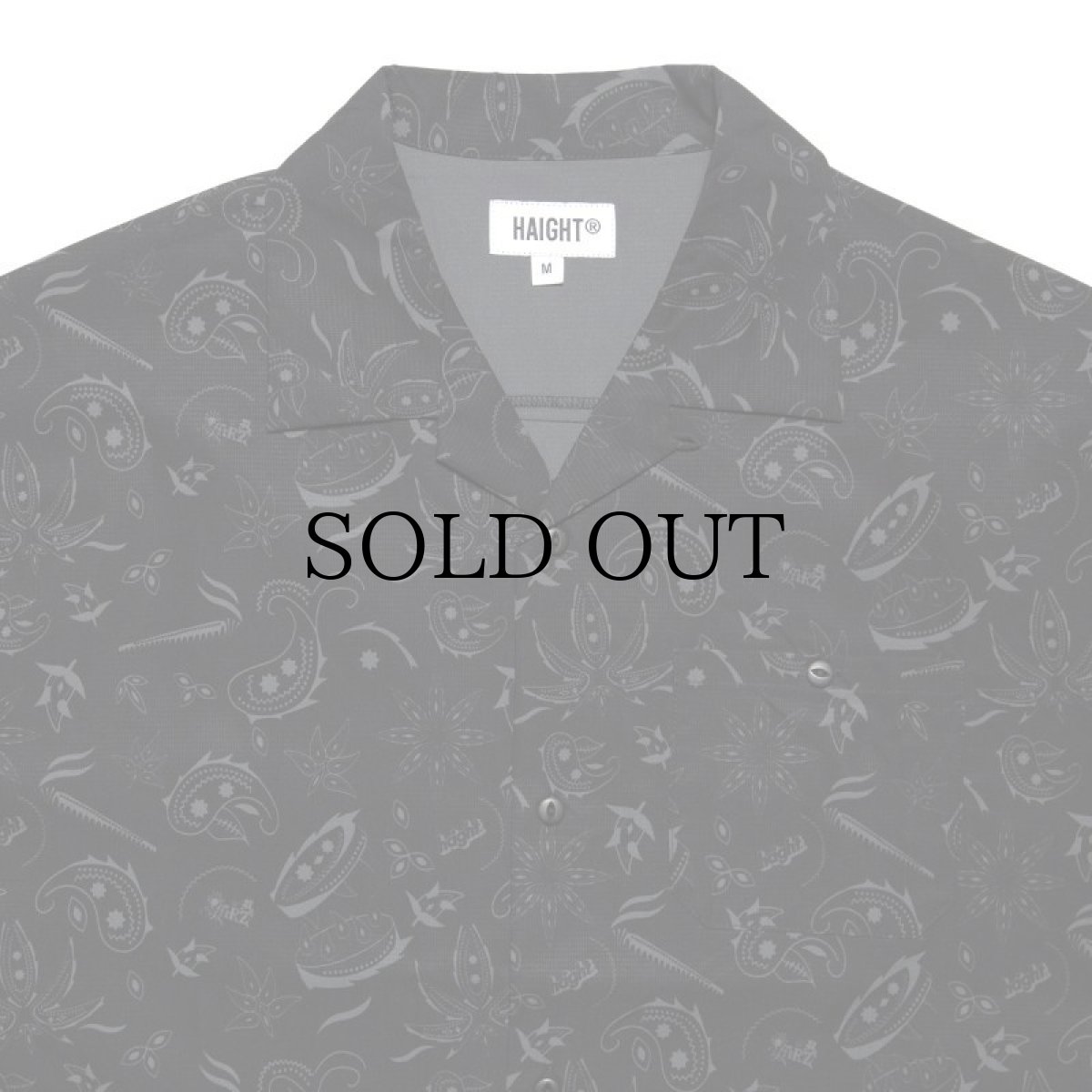 画像6: HAIGHT / [YARZ] PAISLEY OPEN COLLAR SHIRT (6)