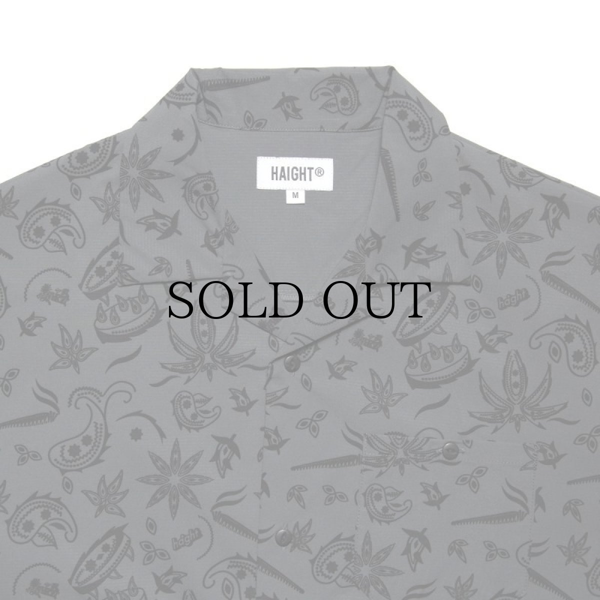 画像7: HAIGHT / [YARZ] PAISLEY OPEN COLLAR SHIRT (7)