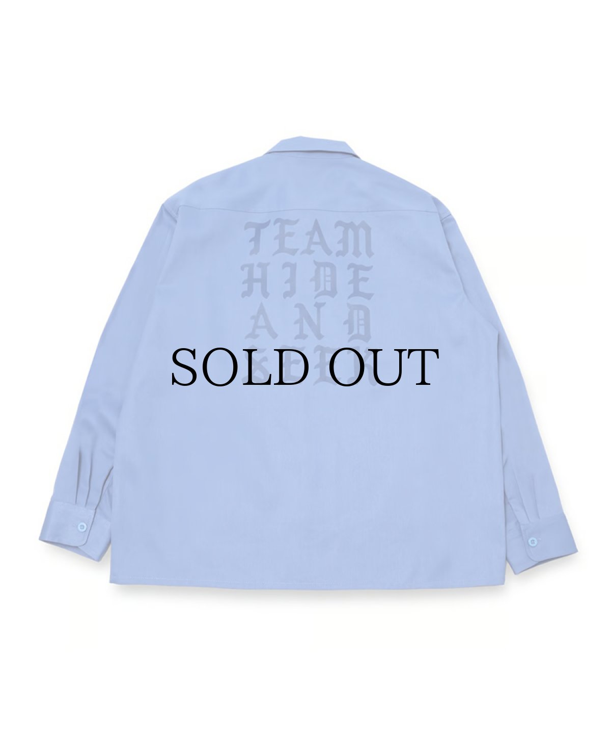 画像3: HIDEANDSEEK(ハイドアンドシーク) / Work L/S Shirt(24aw) (3)