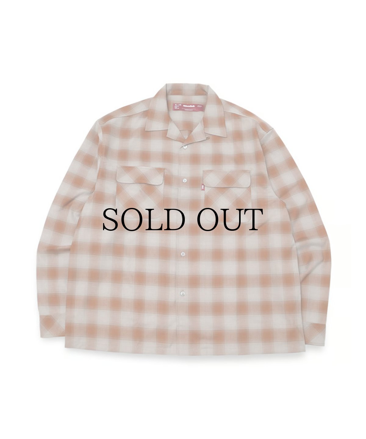 画像2: HIDEANDSEEK(ハイドアンドシーク) / Ombre Check L/S Shirt(24aw) (2)