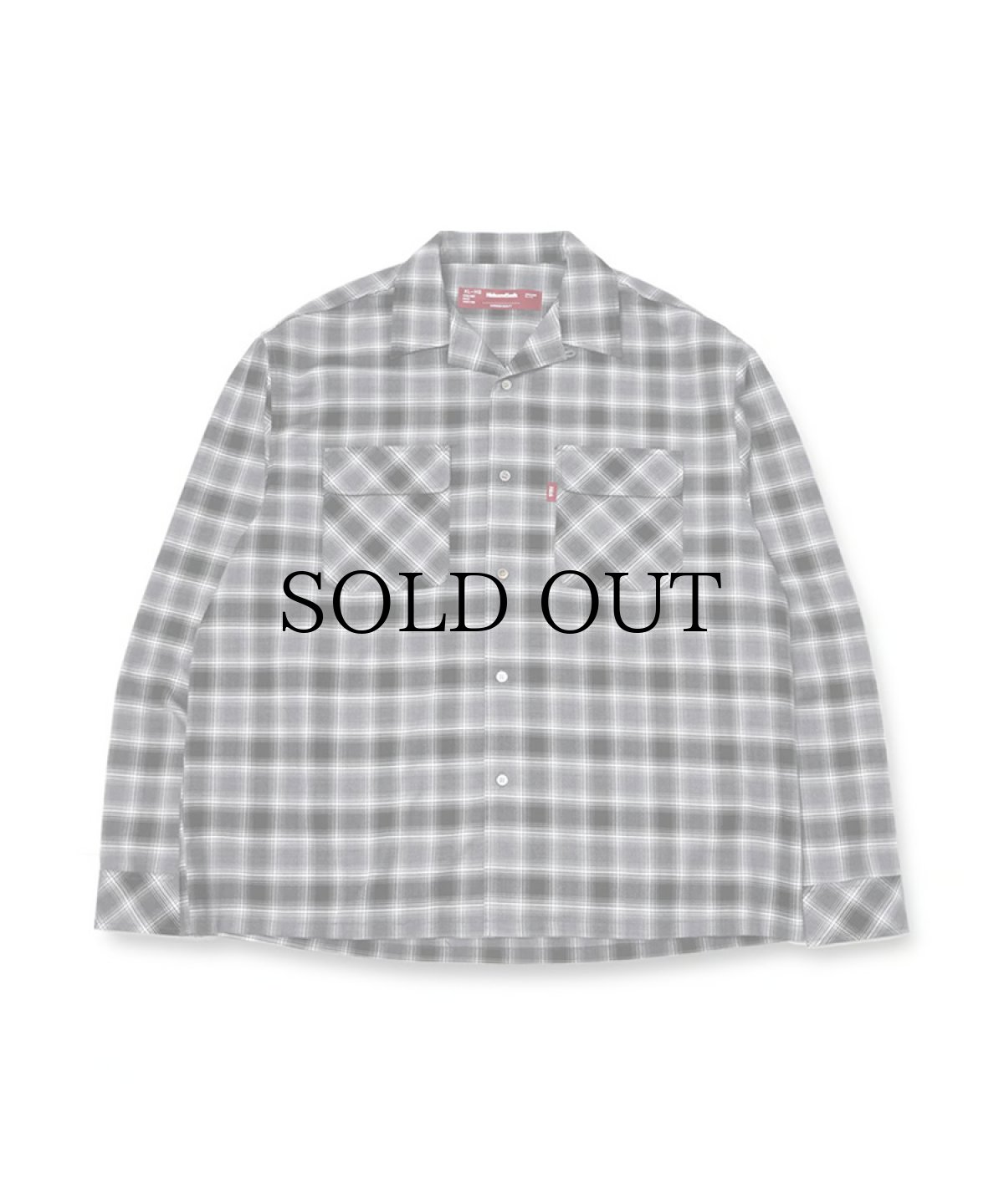 画像1: HIDEANDSEEK(ハイドアンドシーク) / Ombre Check L/S Shirt(24aw) (1)