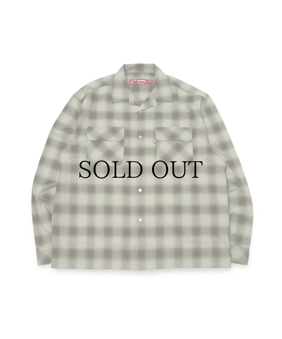 画像3: HIDEANDSEEK(ハイドアンドシーク) / Ombre Check L/S Shirt(24aw) (3)