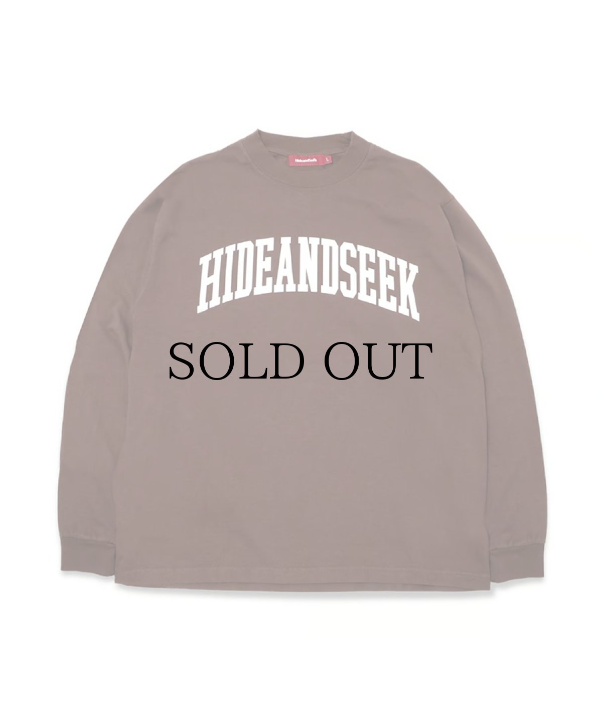 画像3: HIDEANDSEEK(ハイドアンドシーク) / College L/S Tee(24aw) BigSilhouette (3)