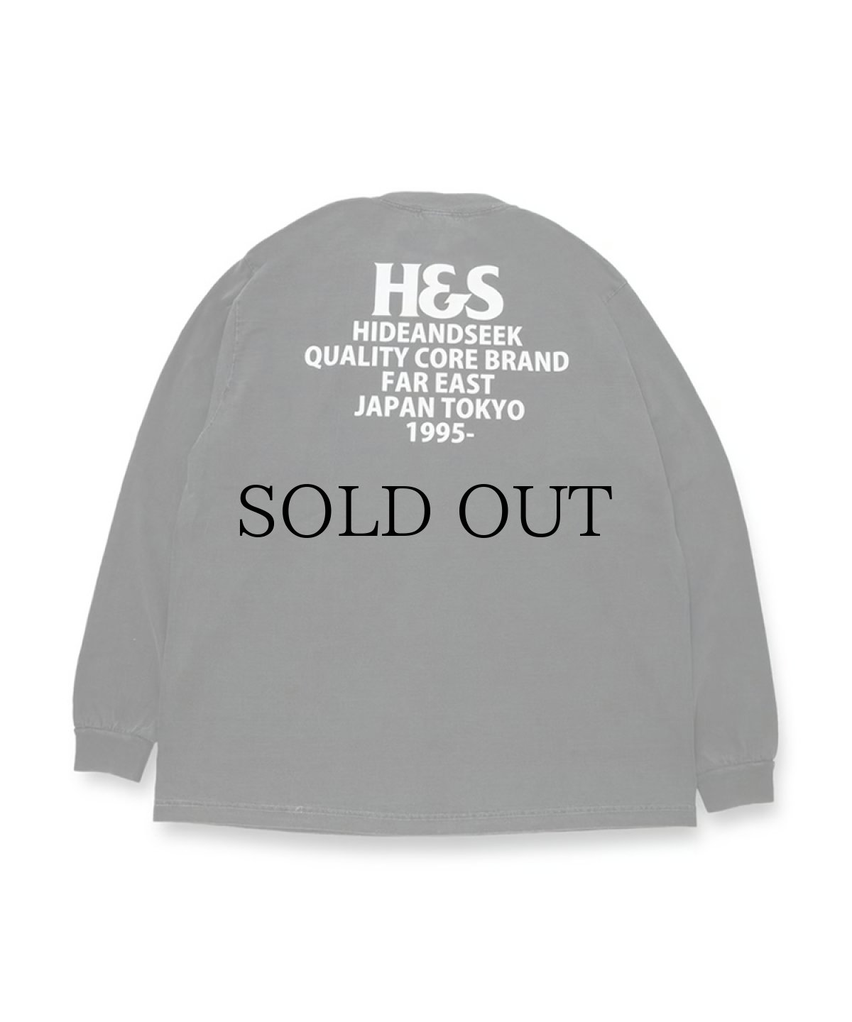 画像5: HIDEANDSEEK(ハイドアンドシーク) / H&S Logo L/S Tee(24aw) BigSilhouette (5)