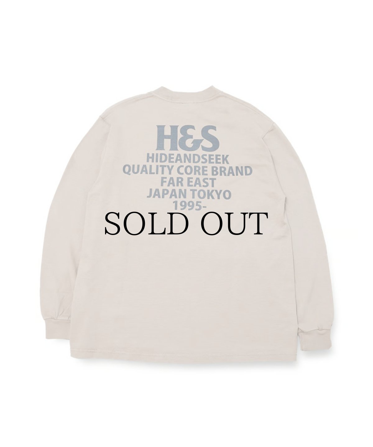 画像7: HIDEANDSEEK(ハイドアンドシーク) / H&S Logo L/S Tee(24aw) BigSilhouette (7)