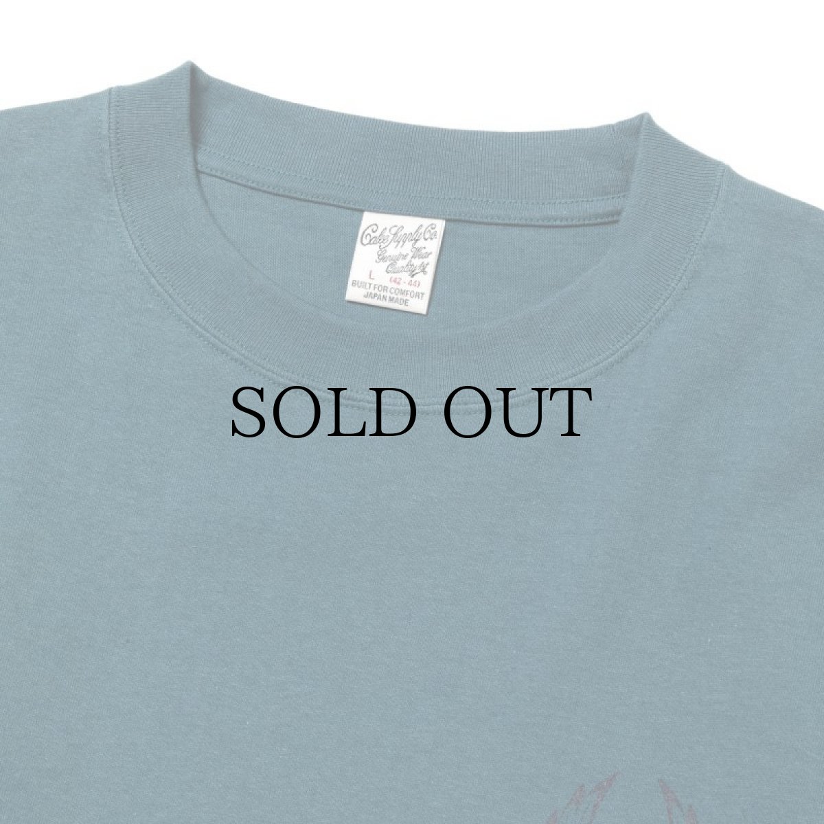 画像5: CALEE(キャリー) / VINTAGE TYPE WING LOGO L/S TEE <NATURALLY PAINT DESIGN> (5)