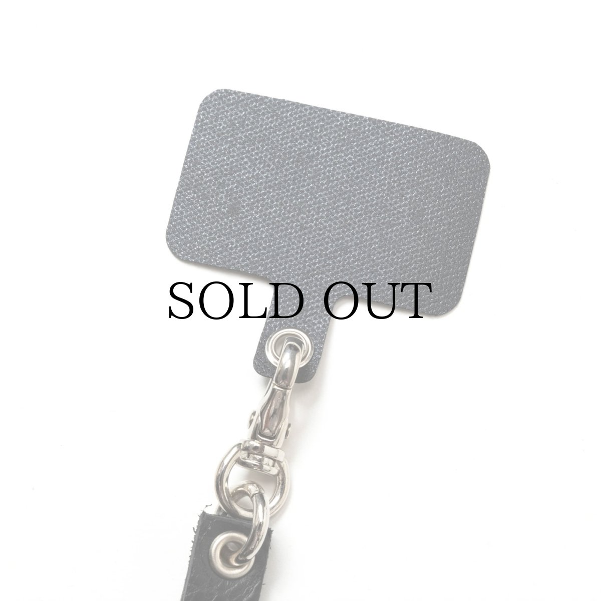 画像3: CALEE(キャリー) / STUDS & KNITTING LEATHER SMART PHONE STRAP (3)