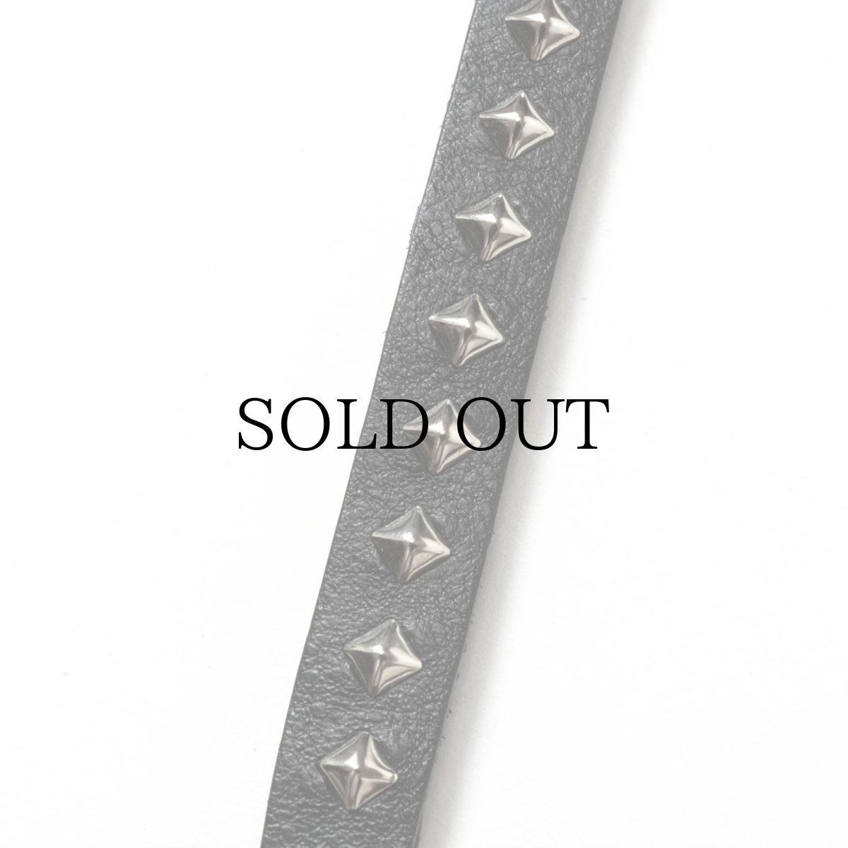 画像4: CALEE(キャリー) / STUDS & KNITTING LEATHER SHORT KEY RING (4)