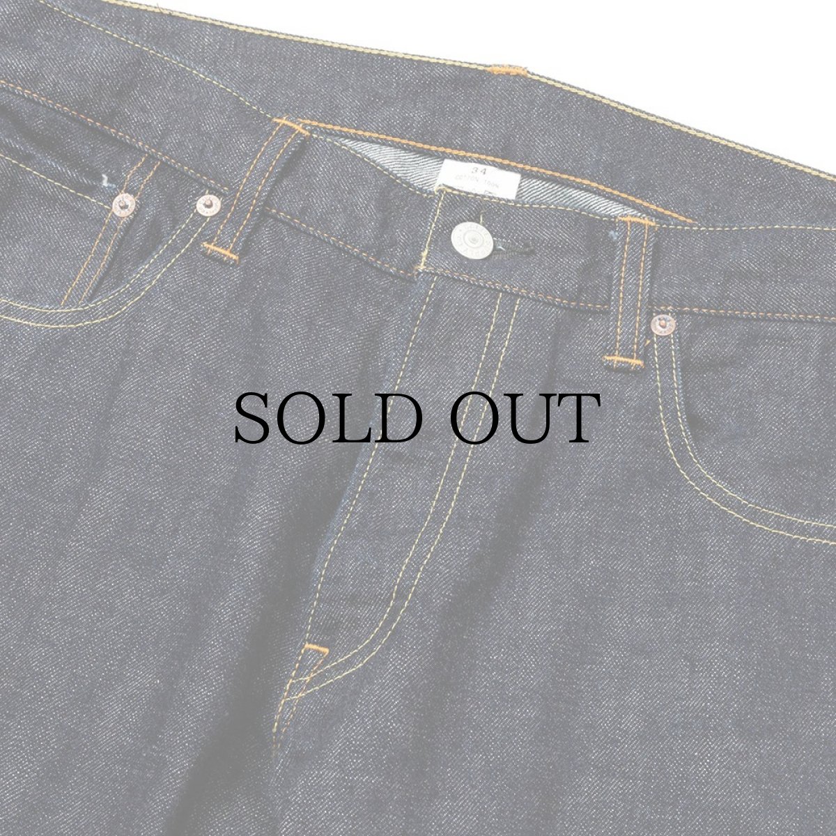 画像3: CALEE(キャリー) / VINTAGE REPRODUCT TAPERED DENIM PANTS ＜OW＞ (3)