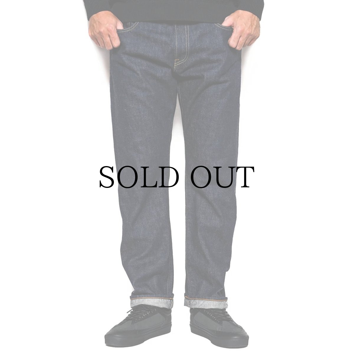 画像8: CALEE(キャリー) / VINTAGE REPRODUCT TAPERED DENIM PANTS ＜OW＞ (8)