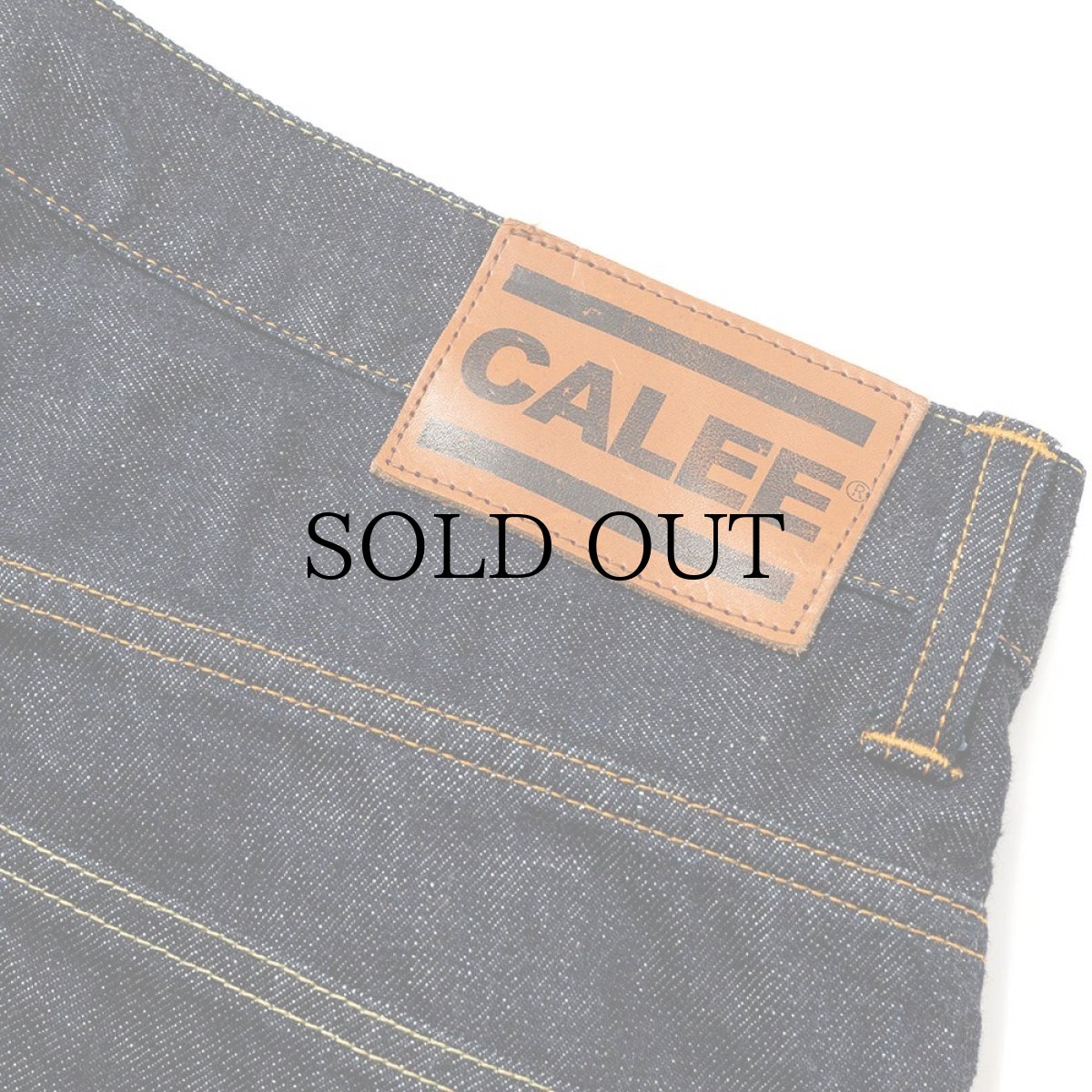 画像5: CALEE(キャリー) / VINTAGE REPRODUCT TAPERED DENIM PANTS ＜OW＞ (5)