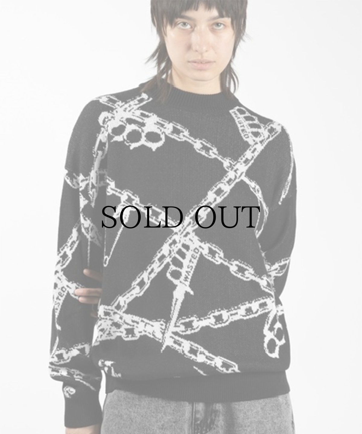画像2: WASTED PARIS / KNUCKLES SWEATER (2)
