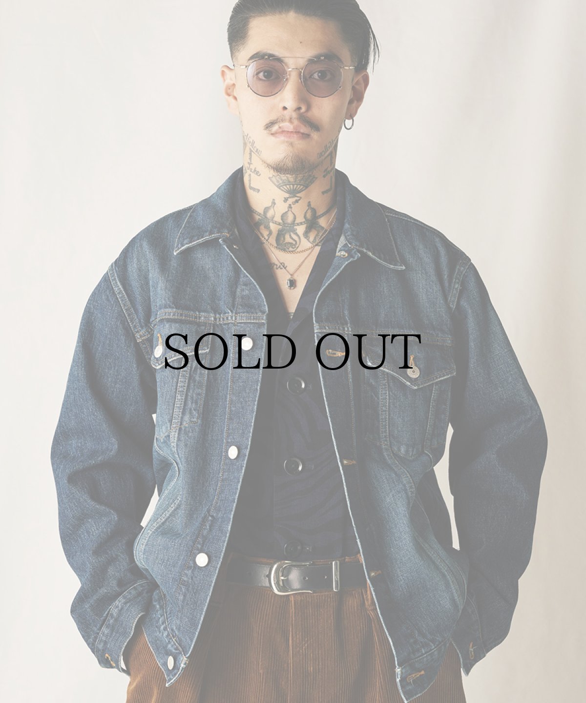画像1: CALEE(キャリー) / VINTAGE REPRODUCT 3RD TYPE DENIM JACKET ＜USED＞ (1)