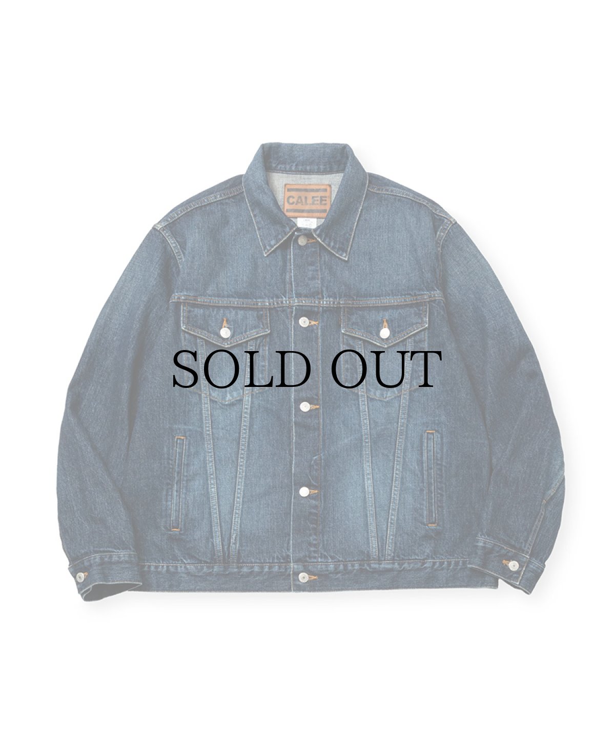 画像3: CALEE(キャリー) / VINTAGE REPRODUCT 3RD TYPE DENIM JACKET ＜USED＞ (3)