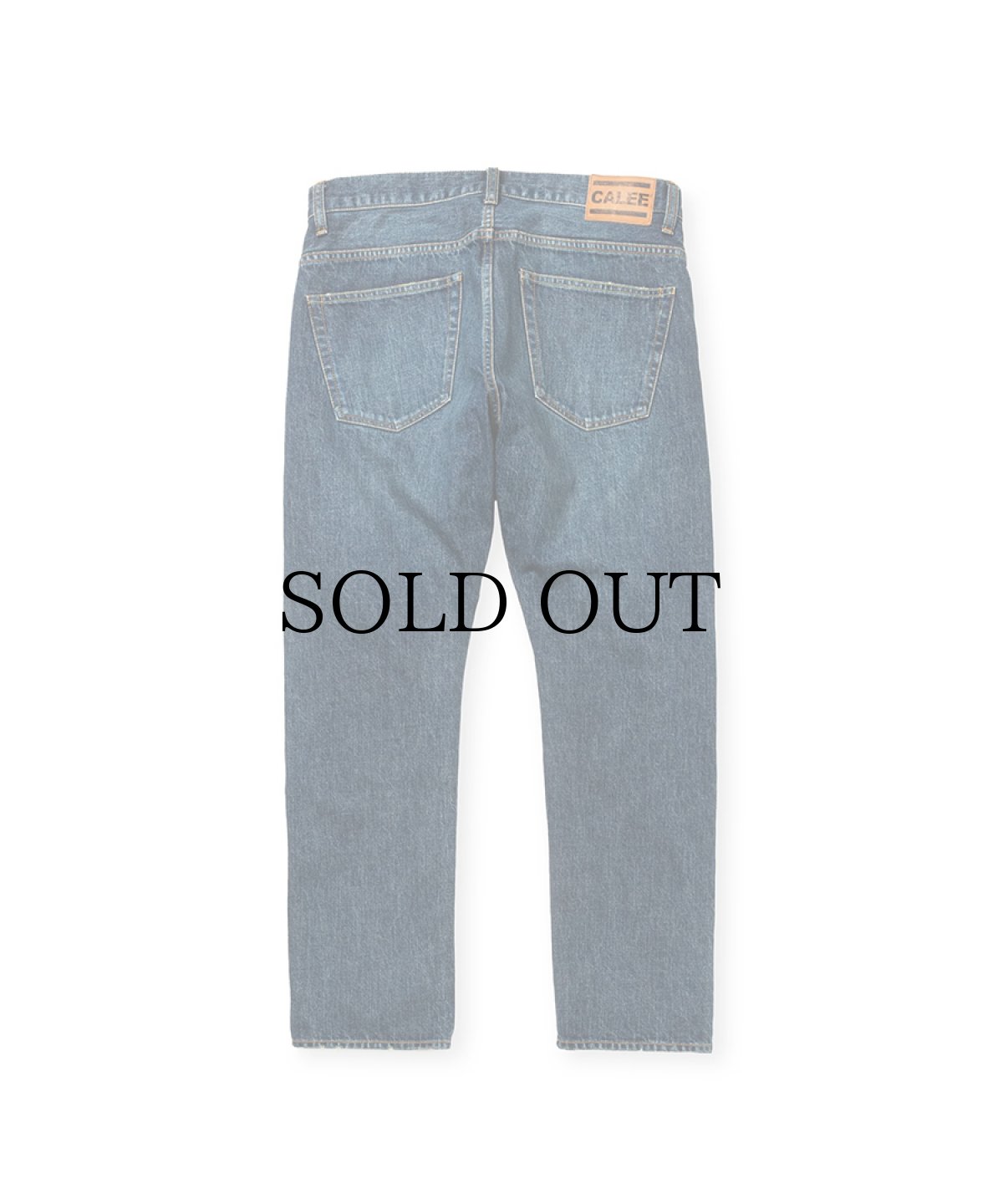画像2: CALEE(キャリー) / VINTAGE REPRODUCT TAPERED DENIM PANTS <USED> (2)