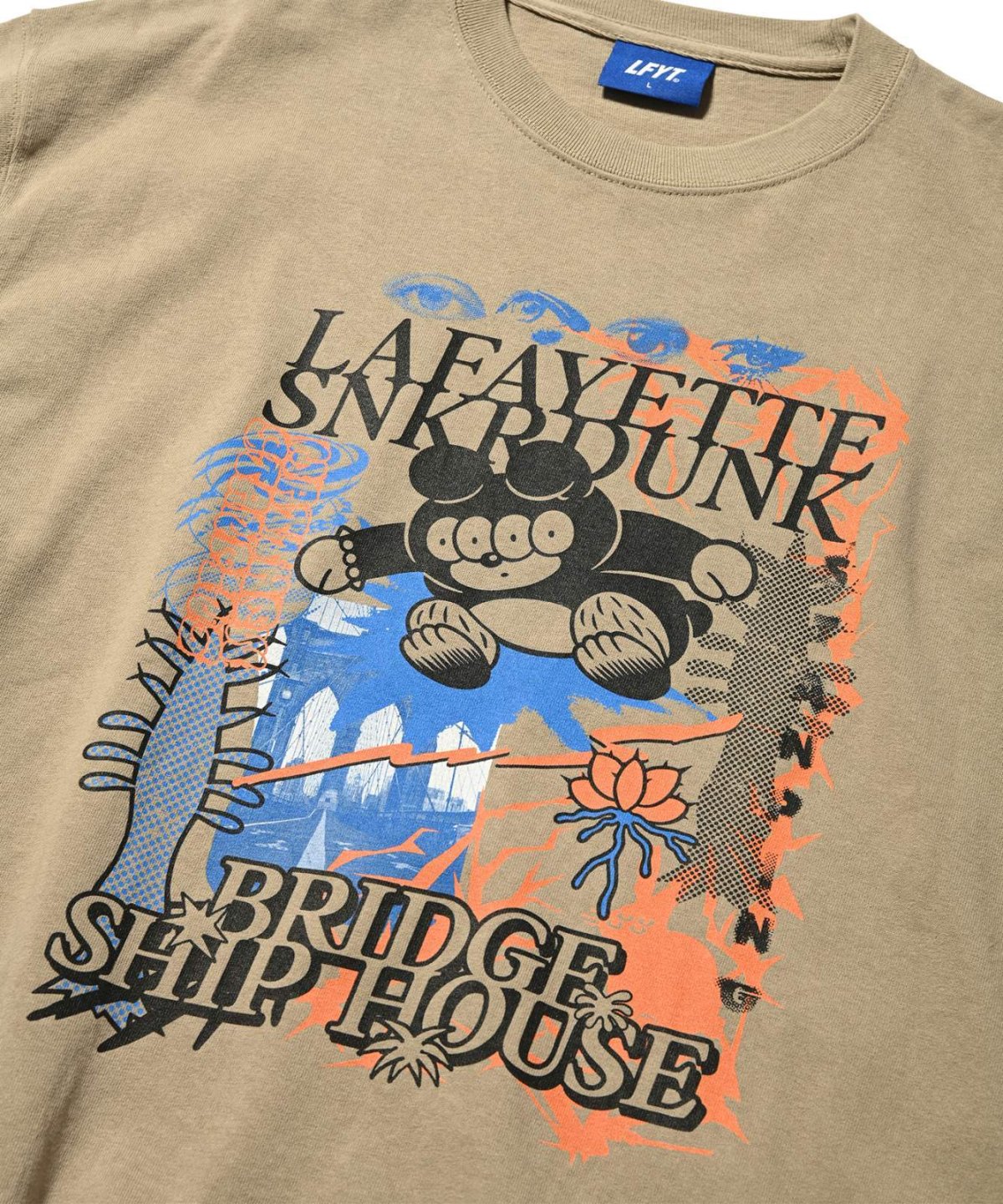 画像3: LFYT(ラファイエット) / BRIDGE SHIP HOUSE BSH × SNKRDUNK × LFYT TEE (3)