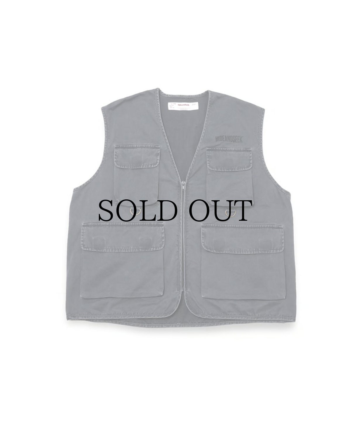 画像3: HIDEANDSEEK(ハイドアンドシーク) / Fishing Vest (Pigment Dye) (3)