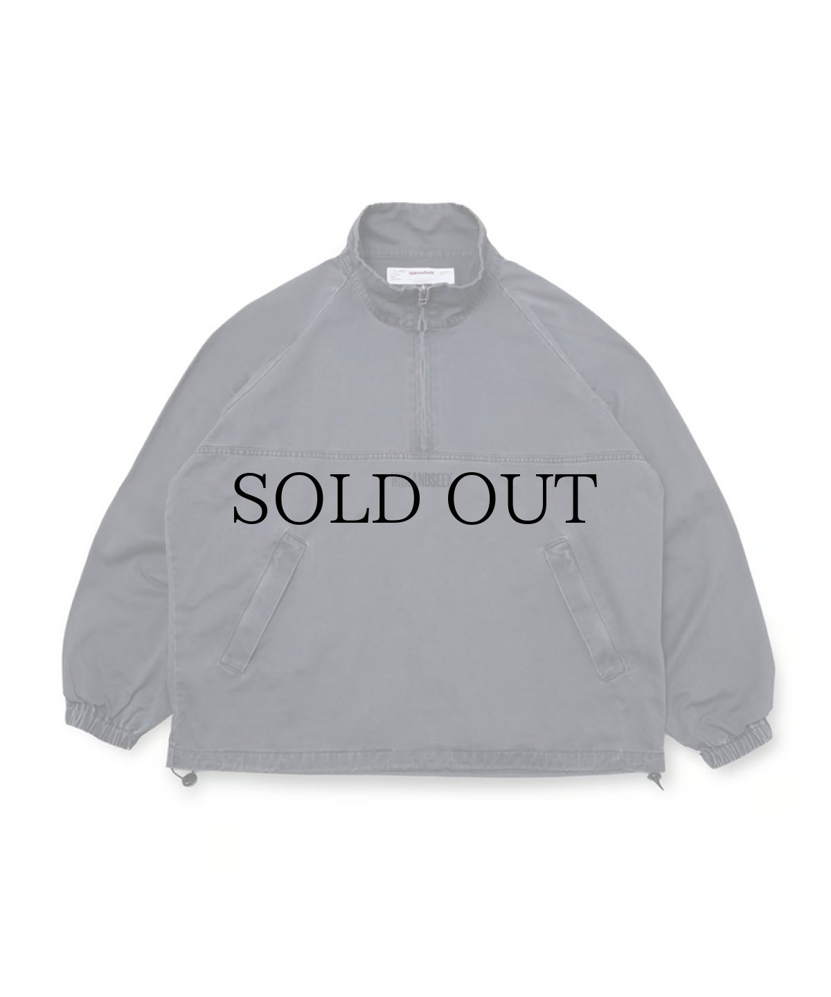 画像3: HIDEANDSEEK(ハイドアンドシーク) / Half Zip Jacket (Pigment Dye) (3)