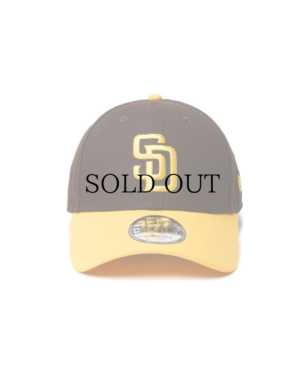 画像2: NEW ERA / 9FORTY MLB Color Custom サンディエゴ・パドレス バーントウッド Aゴールドバイザー (2)