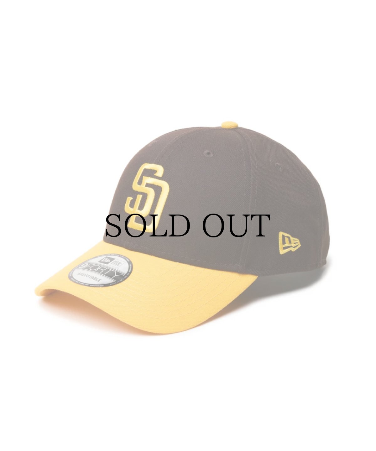 画像1: NEW ERA / 9FORTY MLB Color Custom サンディエゴ・パドレス バーントウッド Aゴールドバイザー (1)