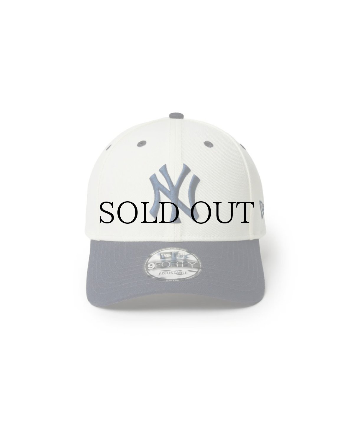 画像2: NEW ERA /9FORTY MLB Color Custom ニューヨーク・ヤンキース クローム バイザーネイビー (2)