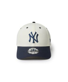 画像2: NEW ERA /9FORTY MLB Color Custom ニューヨーク・ヤンキース クローム バイザーネイビー (2)